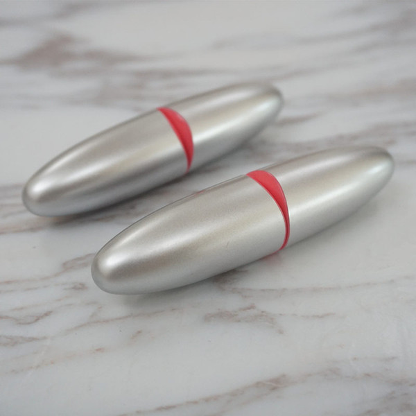 Empty Lip Balm Tube Silver Lipstick Tubes Shell Lipstick Package DIY Packing Tool Container 12.1mm fast shipping F394