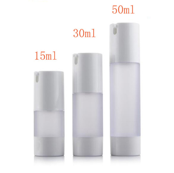 15ml 30ml 50ml Press-type transparent matte vacuum bottle lotion bottle lotion travel sub-bottle bottle skin care cosmetic packaging