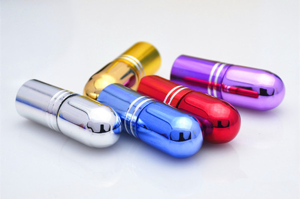 Colorful Small 3ml Glass Roll On Bottle Mini Roller Essential oil Bottle 3cc Thin Sample Glass Vials Refillable