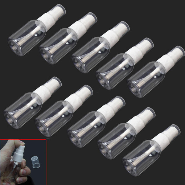 100 Pcs Empty Cosmetic Containers Women Perfume Bottle Clear 30ml Empty Spray Bottle Travel Plastic Perfume Atomizer Pump Bottles