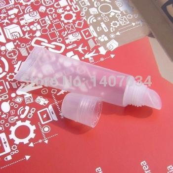 ( 50pcs)10ml Capping beveled lip balm tube,lip gloss tube,cosmetic packaging tube,plastic lipstick tube