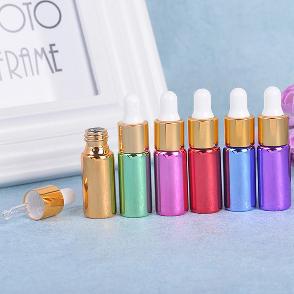 Set of 6 Colors 5ml Glass Essential Oil Bottle Essential Oil Container Perfume Bottle