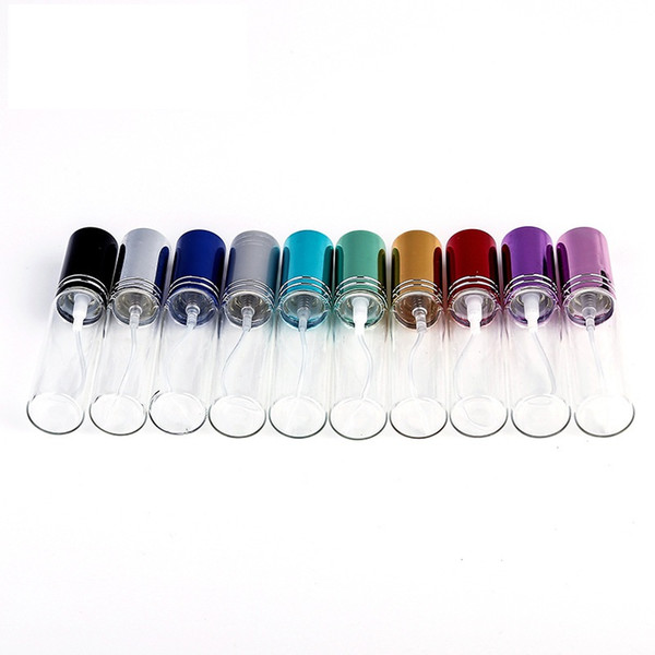 200pcs MINI 5ML/10ml metal Empty Glass Perfume Refillable Bottle Spray Perfume Atomizers Bottles DHL/EMS/Fedex Free Shipping