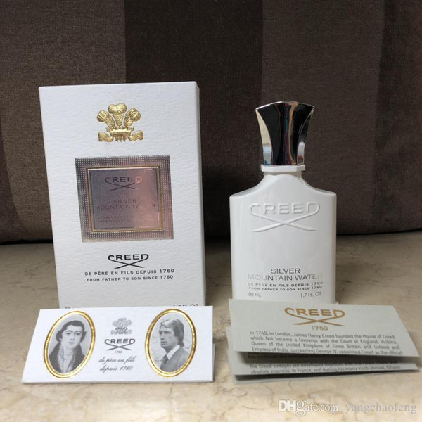 Creed Faith Silver Mountain Spring Water Perfume White bottle parfum 120ml Men Cologne With Good Smell Satisfactory Quality Fragrance