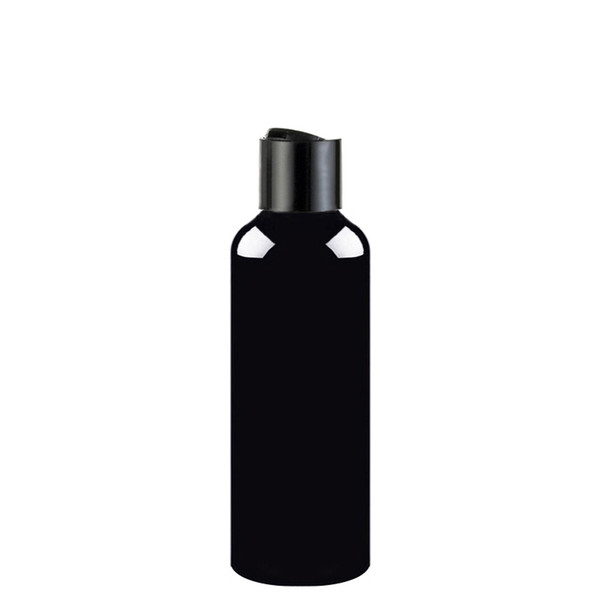 50pcs 100ml 150ml 200ml 250ml black empty lotion cream cosmetic bottle with disc top,250cc plastic bottles containers shampoo PET bottles
