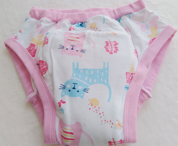 Printed cat adult Training Pant/ abdl Cloth Diaper /Adult Baby Diaper Lover/Underpants