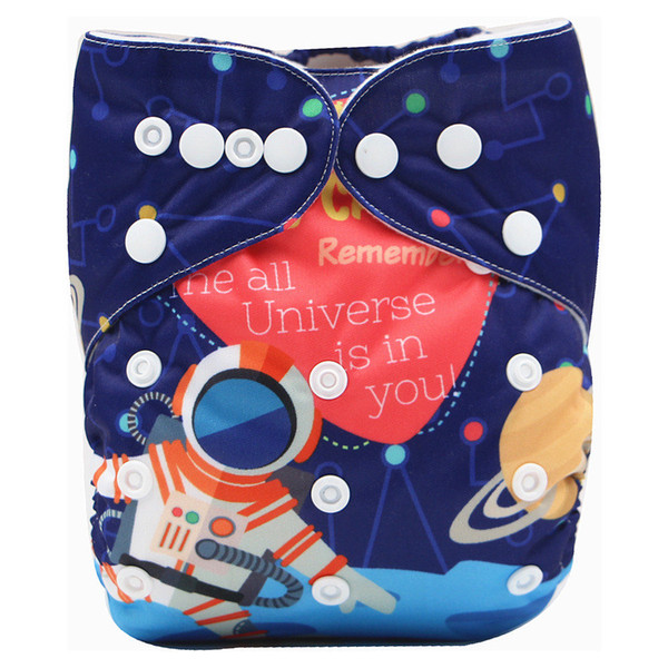 OEM&ODM BABY Cloth Diaper One Size Adjustable Reuseable Washable Nappy One Pack Baby New Printed Design Diapers