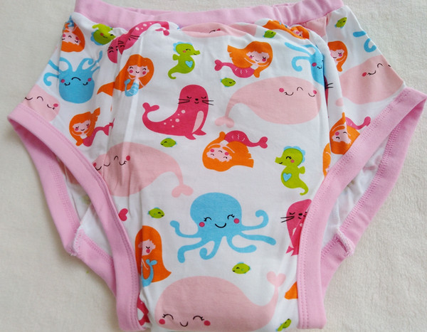 Printed mermaid adult Training Pant/ abdl Cloth Diaper /Adult Baby Diaper Lover/Underpants