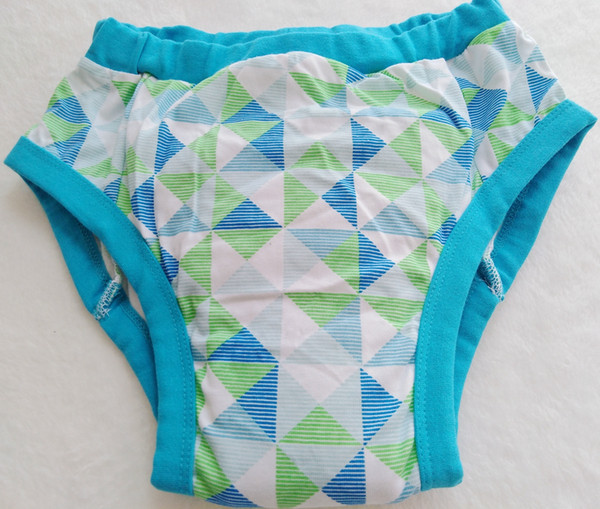 Printed green triangle adult Training Pant/ abdl Cloth Diaper /Adult Baby Diaper Lover/Underpants