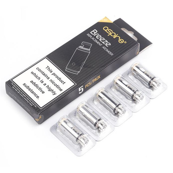 HotAuthentic Aspire Breeze Coil Head 0.6ohm 1.2ohm 1.0ohm U Tech Atomizer Coil Head for Breeze 2 Aio Kit 100% Original