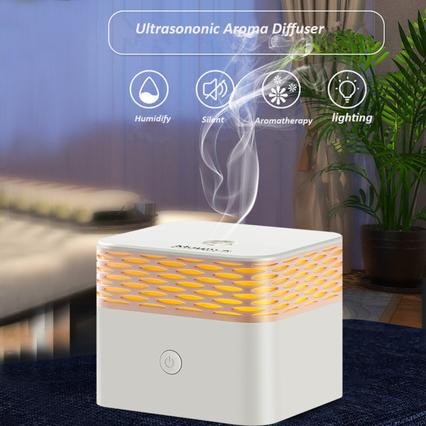 120ml USB Aroma Essential Oil Fragrance Diffusor DC 5V air humidifier Ultrasonic Romantic Warm Light Aromatherapy For Home Office Car