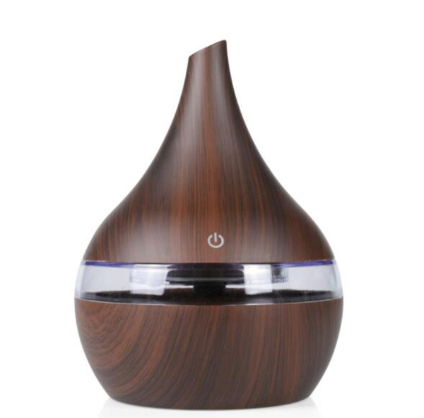 USB humidifier USB luminous humidifier home office desktop mini humidifier wood grain purifier aromatherapy machine portable air purifier co