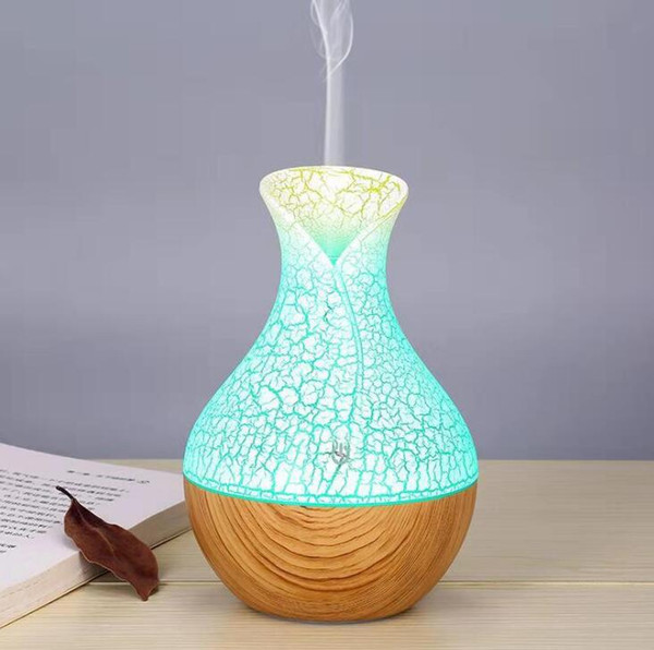 Tatyking Humidifier Wood Grain Humidifier Mini Car Bedroom Large Capacity Aromatherapy Machine USB Home Office PH0144