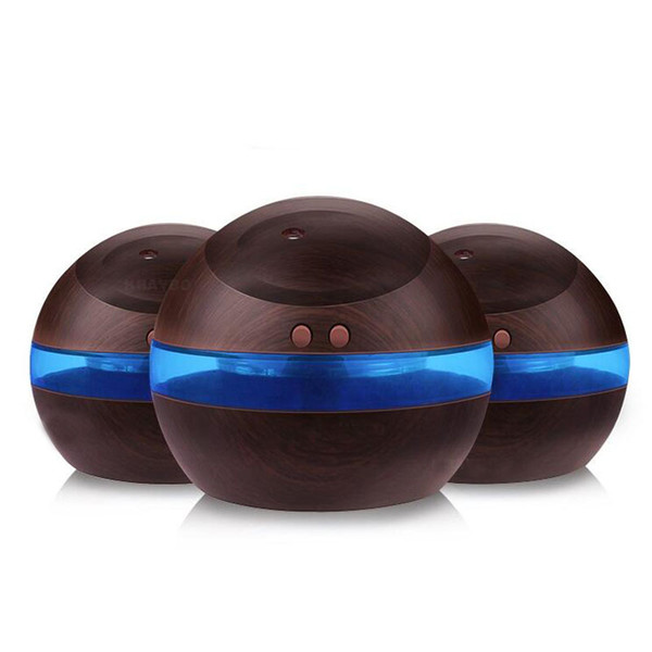 USB Ultrasonic Humidifier 300ml Aroma Diffuser Essential Oil Diffuser Aromatherapy Mist Maker With Blue LED Ligh