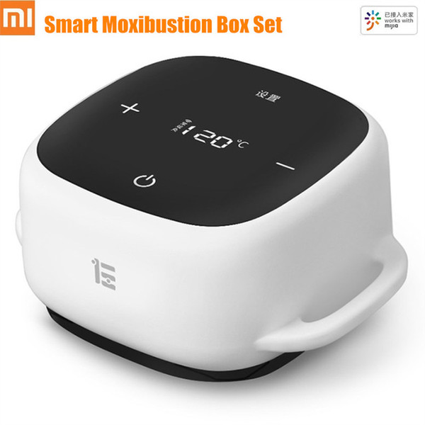 Xiaomi Smart Moxibustion Box Set Mi APP Intelligent Temperature Control OLED Display Smokeless Moxibustion Box For Family Free Shipping BB