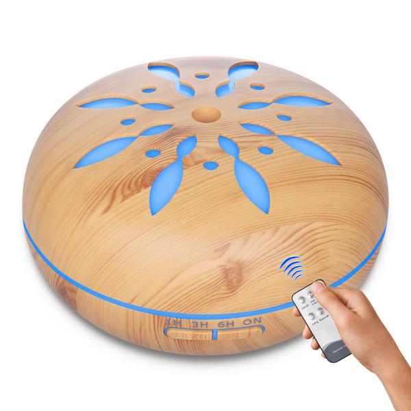 Air Ultrasonic Humidifier Aroma Essential Oil Diffuser Sun Flower Remote Control Humidifier With LED Lights Health Care GGA1854