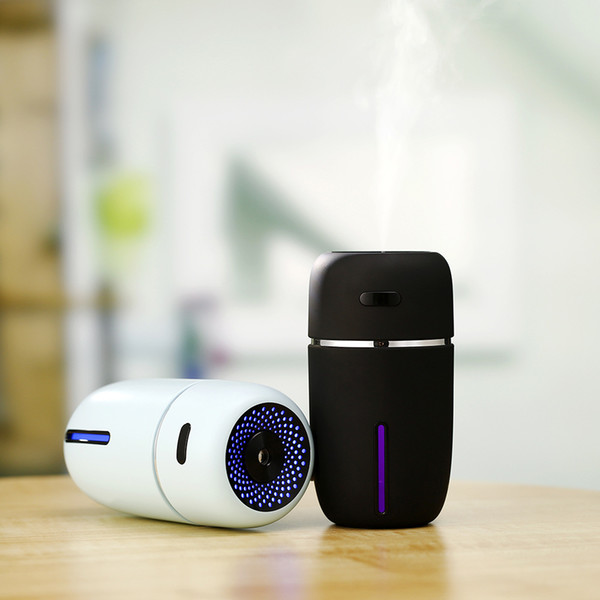 Portable Mini USB Humidifier,200ml Ultrasonic Cool Mist Humidifier with Light for Bedroom Home Office Travel,Auto Shut-Off