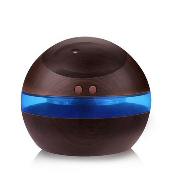 300ml USB Ultrasonic Humidifier Aroma Diffuser Essential Oil Diffuser Aromatherapy Mist Maker with Blue LED Light Wholesale 2702043