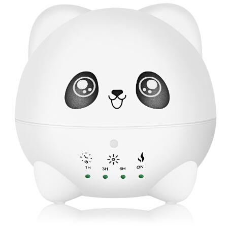 300ml Ultrasonic Oil Aroma Diffuser Air Humidifier With LED Lights Electric Aromatherapy Essential Panda Cartoon for Home Office