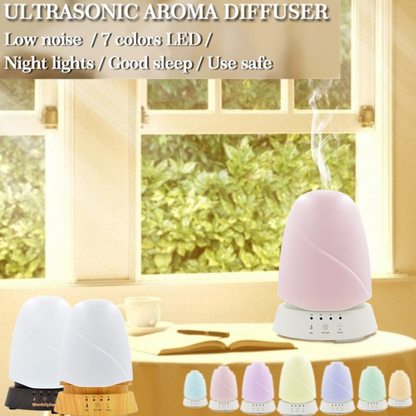 Brand New 350ML Ultrasonic Aroma Essential Oil Diffuser Air Humidifier Mist Atomizer Multifunction 7 LED Color Changing Night Light