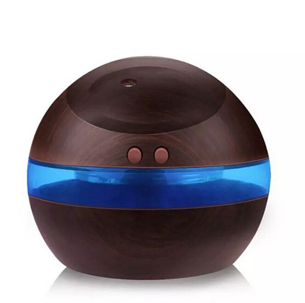 300ml USB Ultrasonic Humidifier Aroma Diffuser Essential Oil Diffuser Aromatherapy mist maker with Blue LED Light