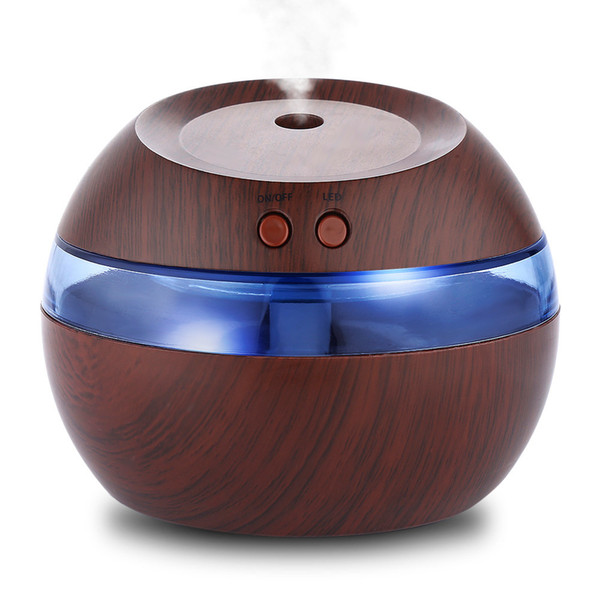 300ml USB Ultrasonic Humidifier Aroma Diffuser Essential Oil Diffuser Aromatherapy mist maker with Blue LED Light Free DHL