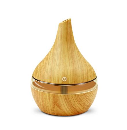 Hot Sale 300ML USB Electric Aroma Air Diffuser Wood Ultrasonic Air Humidifier Essential Oil Aromatherapy Cool Mist Maker For Home