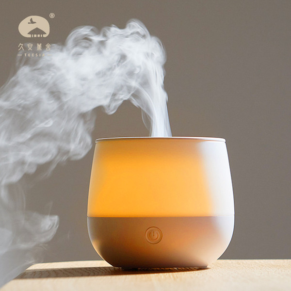 USB Mini table Air Humidifier Essential Oil Diffuser Ultrasonic Aromatherapy Aroma Diffuser lamps Slient with LED lights