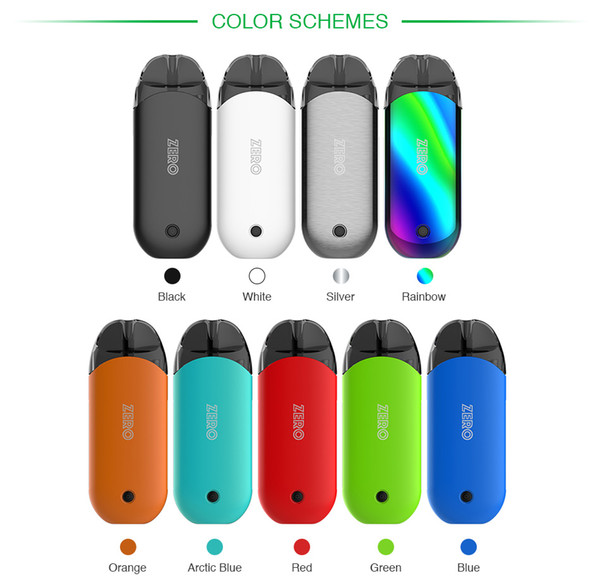 New!zero pod cartridge vaporesso zero kit rechargeabl Multipl 2019 wholesale price original pod 2ml tank 650mah