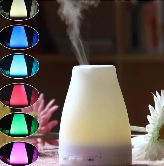 100ml Oil Diffuser Humidifier Aromatherapy Oil Diffuser Cool Mist With Color LED Lights Essential Oil diffuser Waterless Air Humidifier