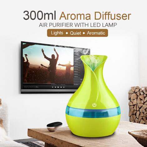 New Aroma Essential Oil Diffuser 300ml USB Mini Ultrasonic Air Humidifier Sleep Good Aromatherapy Mist Maker for home office