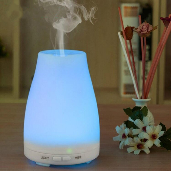 Ultrasonic Humidifier Aromatherapy Oil Diffuser Cool Mist With Color LED Lights essential oil diffuser Waterless Auto Shut-off