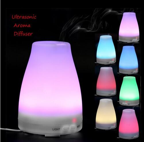 Hot Sale 100ml colorful Light electric Essential Oil Aroma Diffuser Portable Ultrasonic Humidifier Aromatherapy diffuser free shipping