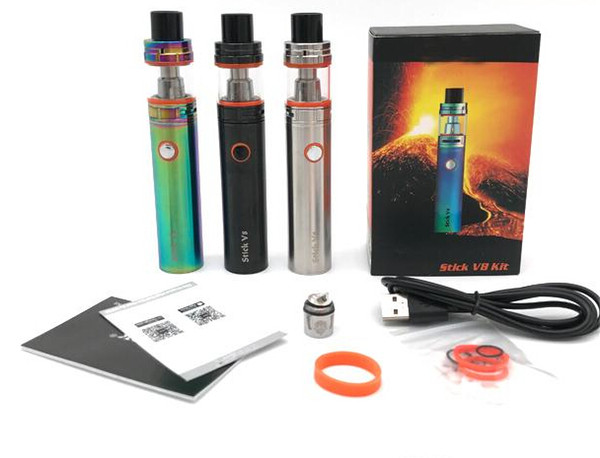 Hot!Stick V8 Kit with TFV8 Big Baby Tank 3000mAh Battery Vape Pen E Cigarette Starter Kits