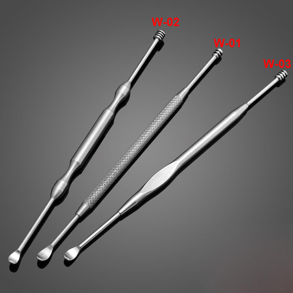 New Ear Care Supply 2in1 Stainless Steel Ear Pick Wax Cleaner Earpick Curette Remover Earwax Removal Cleaner Tool