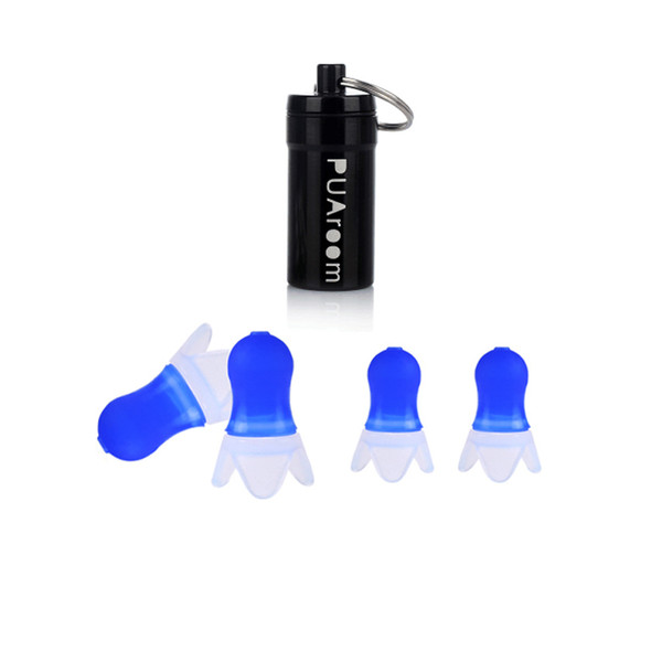 PUAroom Pressure Reducing Ear Plugs Noise Reducing Earplugs Travel Accessory Silicone hearing protection Flight earplugs