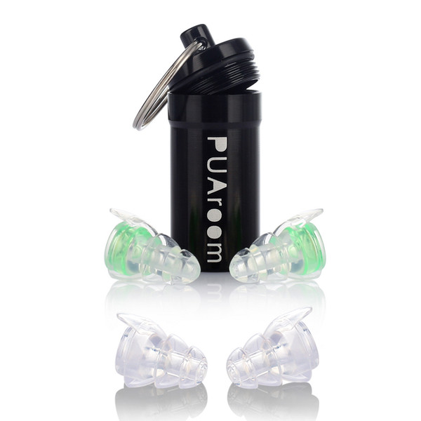 High Fidelity Musicians Ear plugs With 2 Different Sizes Reusable Silicone Ear Plugs for Noise Sensitivity Conditions and More