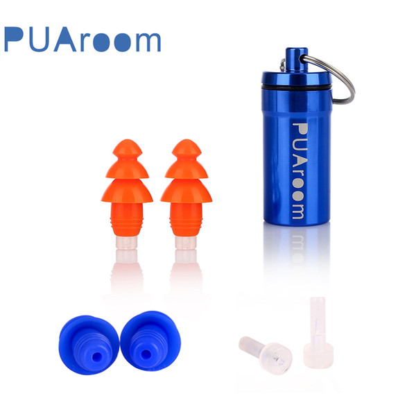 PUAroom Waterproof and Soundproof Ear plugs for Ear Noise Cancelling Swimming Reliable Fixation For Daily Use