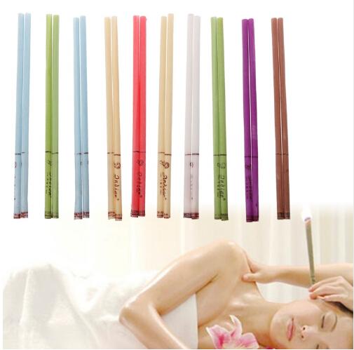 100Pcs/Set Ear Cleaner Ear Candle Wax Removal Ear Candles Treatment Care Healthy Hollow Cone Hot