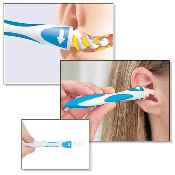 Soft Spiral Disposable Easy Earwax Cleaner Earpick Tool Ear Wax Remover Safe Spiral Cleaner Prevent Ear-pick Clean