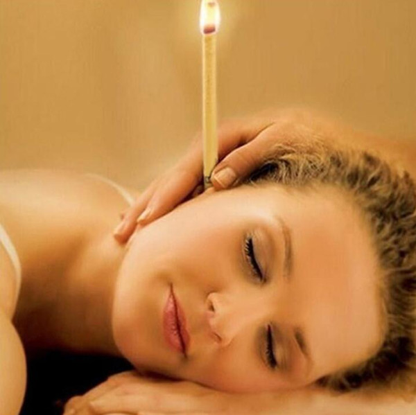 High-Quality Indian Therapy Ear Candle Natural Beewax Ear Candles & ear care Earwax Removal Candle with Pure Essential Oil