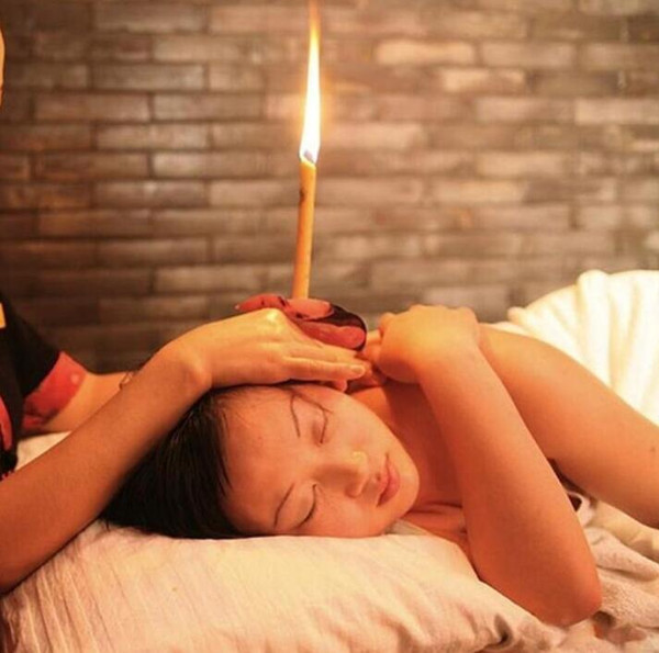 Indian Theraphy Ear Candle Natural Coning Beewax Thermo-Auricular Therapy Straight Style Ear Care & Candle 8 Colors