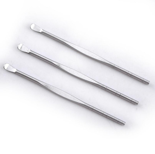 Ear Health Care Tool Ear Pick Earpick Spoon Stainless Steel Ear Wax Curette Remover Free Shipping LX3877