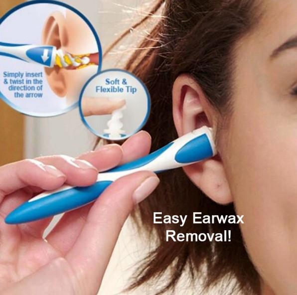 Soft Spiral Disposable Easy Earwax Cleaner Earpick Tool Ear Wax Remover Safe Spiral Cleaner Prevent Ear-pick Clean