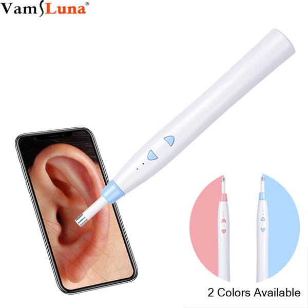 Waterproof Wireless F180 HD WiFi Visual Ear Endoscope Camera 5.5 mm Lens Ear Cleaner Earpick Otoscope With 6 LED Support Video