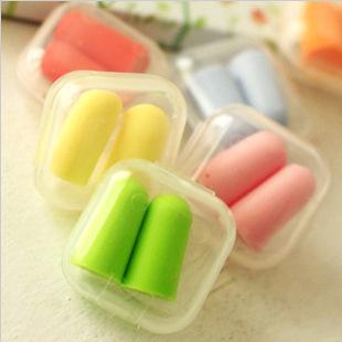 50Pairs=100pcs Bullet Shape Foam Sponge Earplug Ear Plug Keeper Protector Travel Sleep Noise Reducer