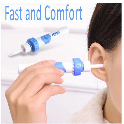 Kids Safety Electric Cordless Vacuum Ear Cleaner Cleaning Wax Remover Painless Tool Hot