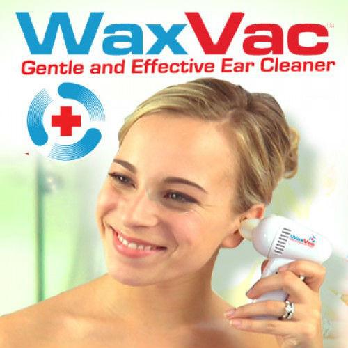 WaxVac Gentle and Effective Ear Cleaner Electric Ear cleaning Device Ear Vacuum Massage Ear Care Supply Easy to Use free shipping