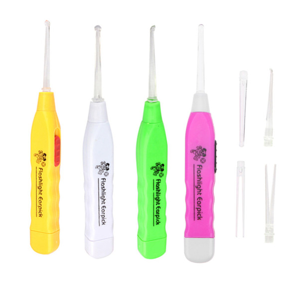1 pcs Ear Wax Remove Ear pickLED  EarPick Cleaner Tool Curee Electric ear cleaner cleaning device dig ear massage