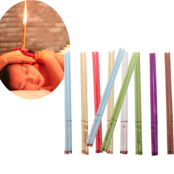 50 pieces Ear Cleaner Ear Candle Velas Hopi Ear Wax Candle Cleaner Wax Removal Candles Treatment Care Healthy Hollow Cone Hot Hopi 8 Odors